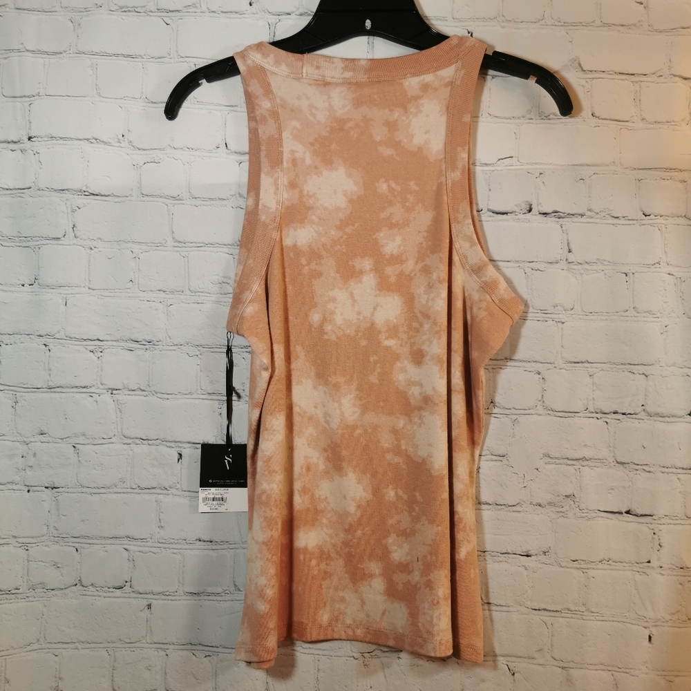 NWT Simply Vera Wang tie dye crop tank top, XL - Picture 2 of 4